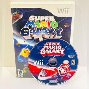 Super Mario Galaxy (Nintendo Wii, 2007) Tested - Working - No Manual